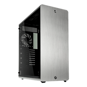 ASTERION CLASSIC Tempered Glass, No PSU, E-ATX, Silver, Mid Tower Case