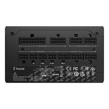 Ion Gold, 80 PLUS Gold 650W, Fully Modular, ATX Power Supply