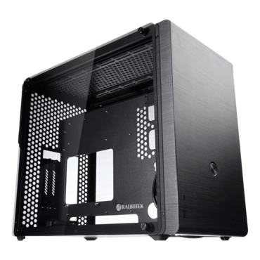 OPHION M EVO Tempered Glass, No PSU, Mini-ITX, Black, Mini Tower Case