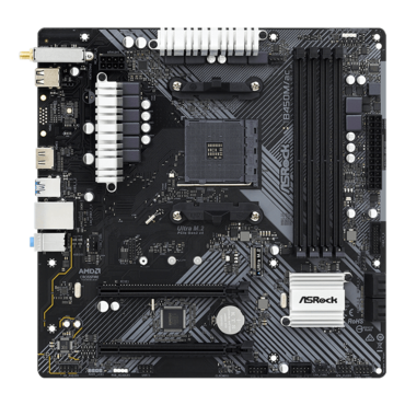 B450M/AC R2.0, AMD B450 Chipset, AM4, HDMI, microATX Motherboard