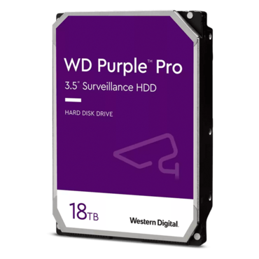 18TB Purple Pro WD181PURP, 7200 RPM, SATA 6Gb/s, 512MB cache, 3.5&quot; HDD