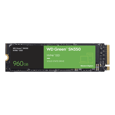 960GB Green SN350, 2400 / 1900 MB/s, 3D NAND, PCIe NVMe 3.0 x4, M.2 2280 SSD