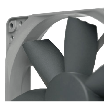 NF-S12B redux-1200 PWM 120mm, 1200 RPM, 59.2 CFM, 18.1 dBA, Cooling Fan