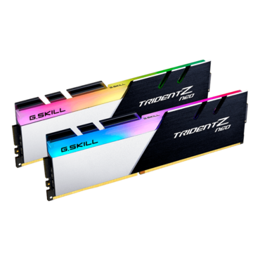 64GB (2 x 32GB) Trident Z Neo DDR4 3600MHz, CL16, Black/Silver, RGB LED, DIMM Memory
