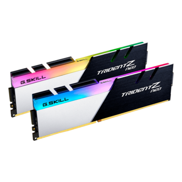 32GB (2 x 16GB) Trident Z Neo DDR4 4000MHz, CL18, Black/Silver, RGB LED, DIMM Memory