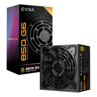 850 G6, 80 PLUS Gold 850W, ECO Mode, Fully Modular, ATX Power Supply