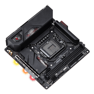 Z590 Phantom Gaming-ITX/TB4, Intel® Z590 Chipset, LGA 1200, Thunderbolt™ 4, Mini-ITX Motherboard
