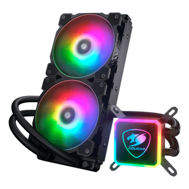 AQUA ARGB 240, RGB w/ Remote Control, 240mm Radiator, Liquid Cooling System