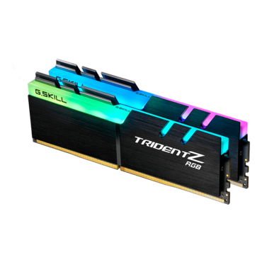 64GB (2 x 32GB) Trident Z RGB DDR4 3600MHz, CL18, Black, RGB LED, DIMM Memory