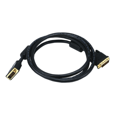 Dual Link DVI-D Cable - 28AWG CL2, Black, 6ft