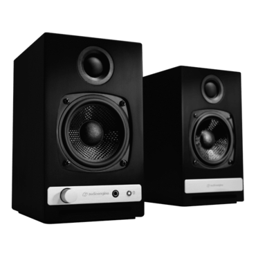 HD3-BLK, Wired/Bluetooth, Matte Black, 2.0 Channel Bookshelf Speakers