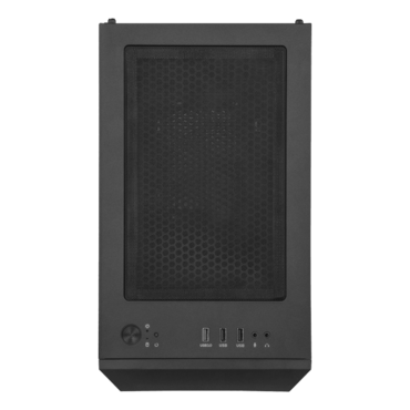 FARA H1M, No PSU, microATX, Black, Mini Tower Case