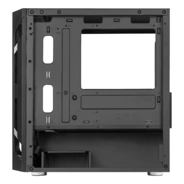 FARA H1M, No PSU, microATX, Black, Mini Tower Case