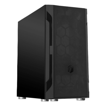 FARA H1M, No PSU, microATX, Black, Mini Tower Case