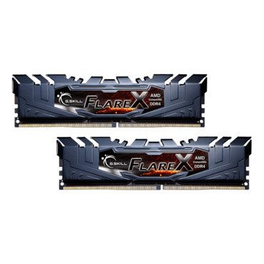 16GB (2 x 8GB) Flare X DDR4 3200MHz, CL16, Black, DIMM Memory