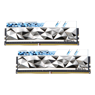 16GB (2 x 8GB) Trident Z Royal Elite DDR4 3600MHz, CL14, Silver, RGB LED, DIMM Memory