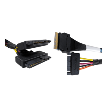 CBL-SAST-0953 Slimline x8 to PCIe 2x SFF-8639 & Power 60cm Cable