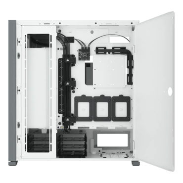 7000D Airflow, Tempered Glass, No PSU, ATX, White, Full Tower Case