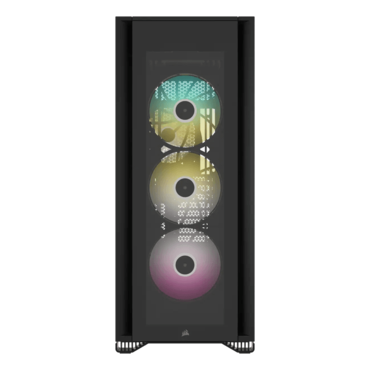 iCUE 7000X RGB Tempered Glass, No PSU, ATX, Black, Full Tower Case
