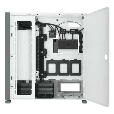 iCUE 7000X RGB, Tempered Glass, No PSU, ATX, White, Full Tower Case