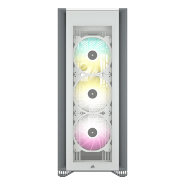 iCUE 7000X RGB, Tempered Glass, No PSU, ATX, White, Full Tower Case