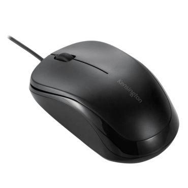 K55114WW Simple Solutions™, 1600-dpi, Wired, Black, Optical Mouse - TAA Compliant