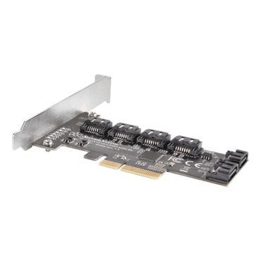 ECS06 6 Ports SATA Gen3 (6Gbps) Non-RAID PCI Express Gen3 x2 card