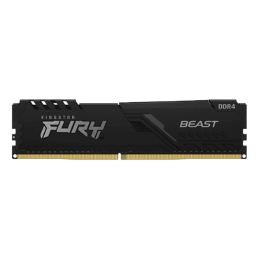 16GB FURY Beast Dual-Rank, DDR4 3200MHz, CL16, Black, DIMM Memory