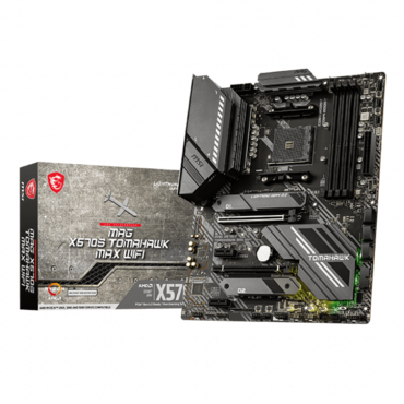 MAG X570S TOMAHAWK MAX WIFI, AMD X570 Chipset, AM4, HDMI, ATX Motherboard