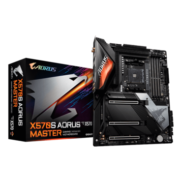 X570S AORUS MASTER, AMD X570 Chipset, AM4, ATX Motherboard