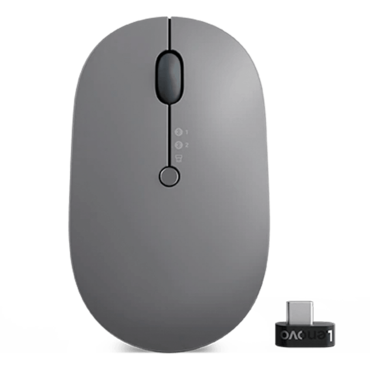 Go Multi-Device, 2400-dpi, Bluetooth/Wireless, Thunder Black, Optical Mouse