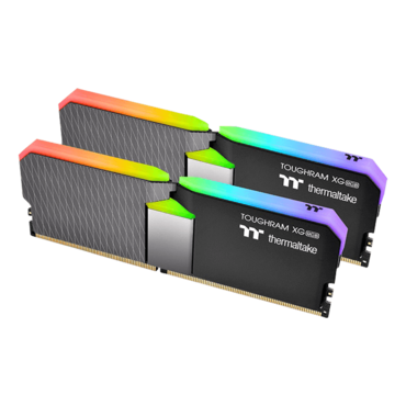 16GB Kit (2 x 8GB) TOUGHRAM XG RGB DDR4 4400MHz, CL19, Black, RGB LED, DIMM Memory