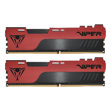 8GB (2 x 4GB) Viper Elite II DDR4 2666MHz, CL16, Black/Red, DIMM Memory