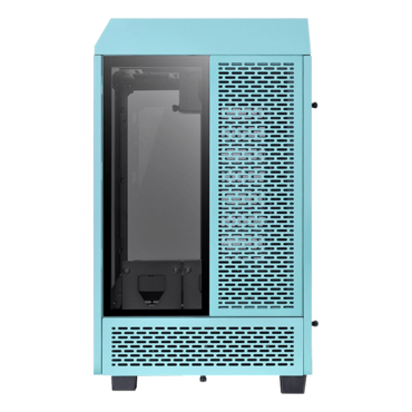 The Tower 100, Tempered Glass, No PSU, Mini-ITX, Turquoise, Mini Tower Case