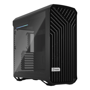 Torrent Light, Tempered Glass, No PSU, E-ATX, Black, Mid Tower Case