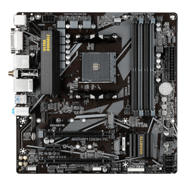 B550M DS3H AC, AMD B550 Chipset, AM4, HDMI, microATX Motherboard