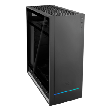 ALTA F1, Tempered Glass, No PSU, ATX, Black, Mid Tower Case