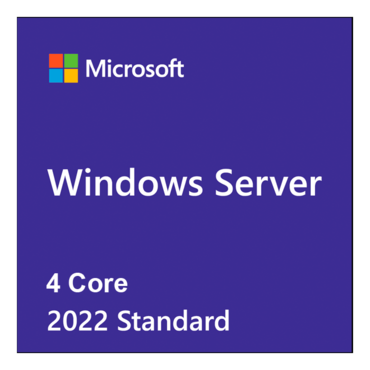 Microsoft Windows Server 2022 Standard Additional License - 4 Core - APOS Add-on after initial purchase (no media, no key)