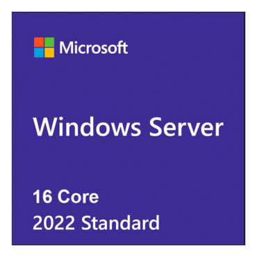 Microsoft Windows Server 2022 Standard Additional License - 16 Core - APOS Add-on after initial purchase (no media, no key)