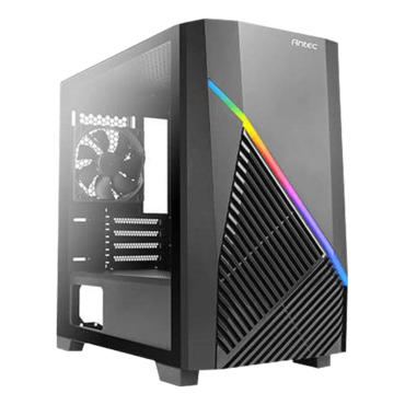 DRACO 10, Tempered Glass, No PSU, microATX, Black, Mini Tower Case
