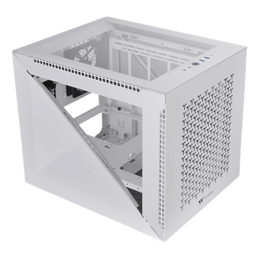 Divider 200 TG Air Snow, Tempered Glass, No PSU, microATX, White, Cube Case