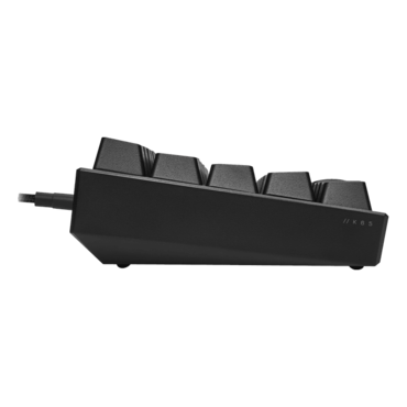 K65 RGB MINI, Per Key RGB, Cherry MX Speed Silver, Wired, Black, Mechanical Gaming Keyboard