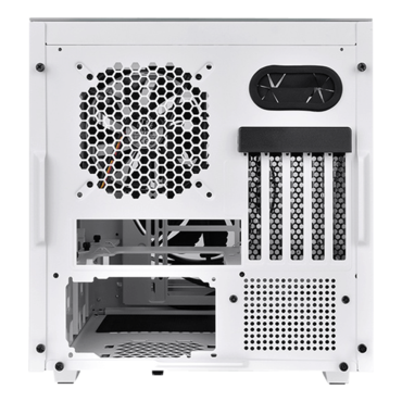 Divider 200 TG Snow, Tempered Glass, No PSU, microATX, White, Cube Case