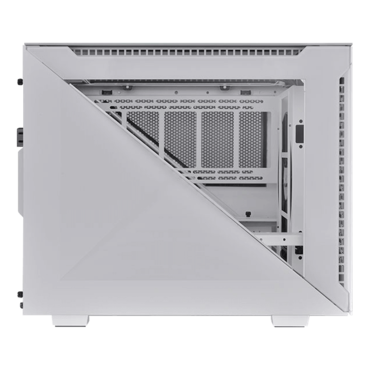 Divider 200 TG Snow, Tempered Glass, No PSU, microATX, White, Cube Case