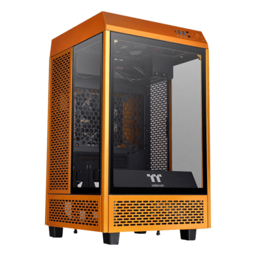 The Tower 100, Tempered Glass, No PSU, Mini-ITX, Metallic Gold, Mini Tower Case