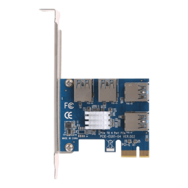 B07B2SWS2D, 4 x USB 3.0 Connector to PCI Express 2.0 x1 Add-On Card