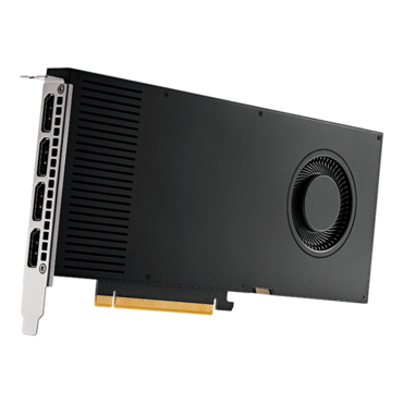 NVIDIA® RTX™ A4000, VCNRTXA4000-BLK, 735 - 1560MHz, 16 GB GDDR6 with ECC, Graphics Card, Bulk