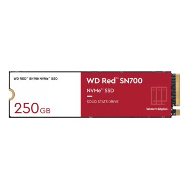250GB Red SN700, 3100 / 1600 MB/s, 3D NAND, PCIe NVMe 3.0 x4, M.2 2280 SSD