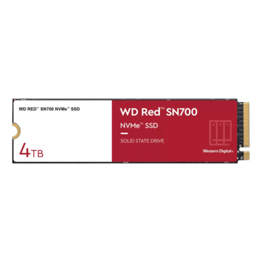 4TB Red SN700, 3400 / 3100 MB/s, 3D NAND, PCIe NVMe 3.0 x4, M.2 2280 SSD