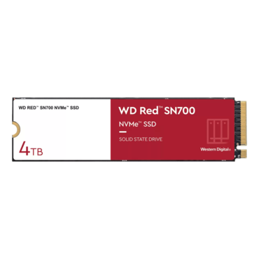 4TB Red SN700, 3400 / 3100 MB/s, 3D NAND, PCIe NVMe 3.0 x4, M.2 2280 SSD